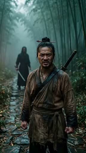 Cảnh phim ngắn drama làm bằng AI trên SenReel